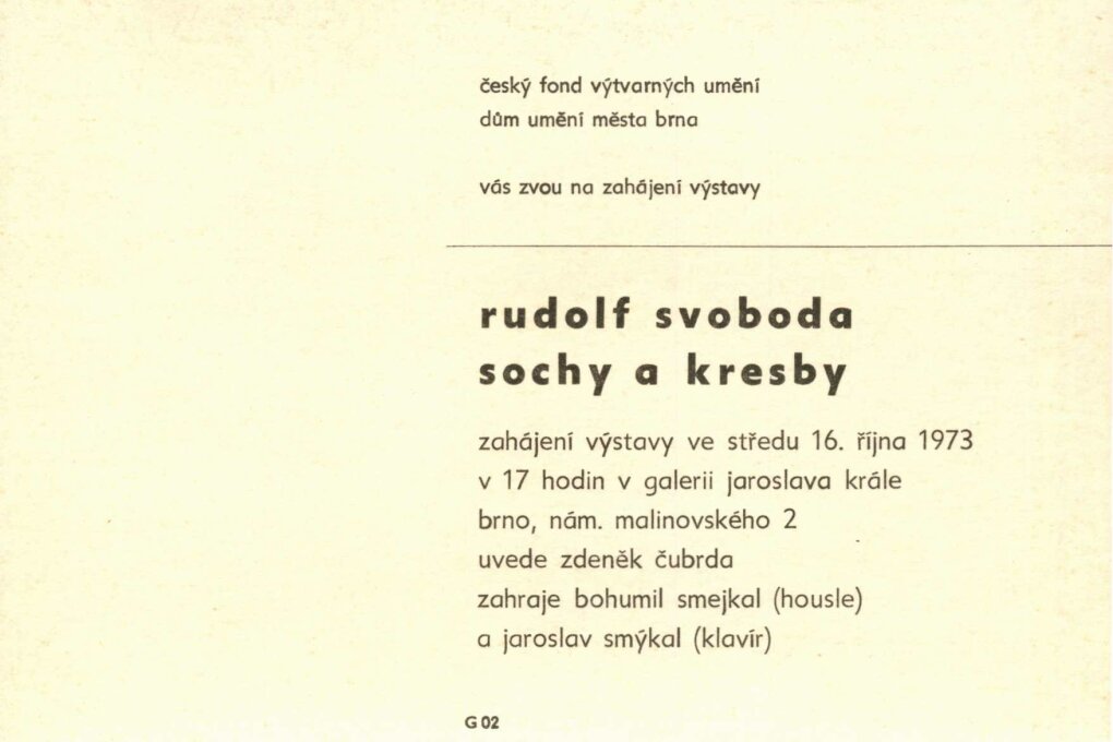 Rudolf Svoboda – sochy a&nbsp;kresby